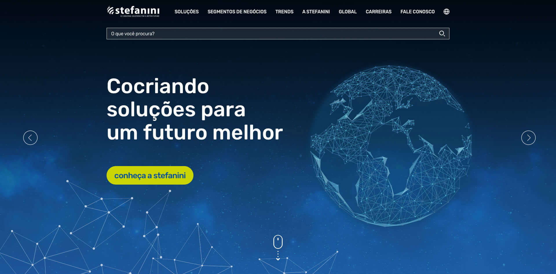 Stefanini Global Portal Website • Thais Alcântara